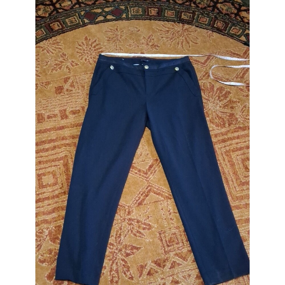 Tommy Hilfiger Dark Navy Straight Leg Pants (Jea086)
